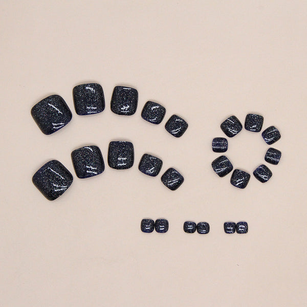 12 Sizes-24 Pcs Press On Nails F106