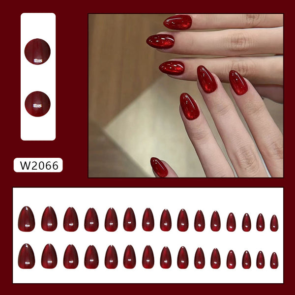 30 Pcs Press On Nails W2066