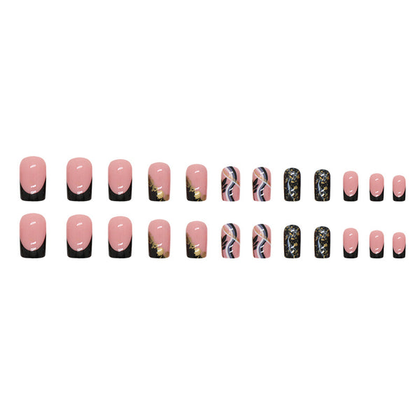 12 Sizes-24 Pcs Press On Nails W1060