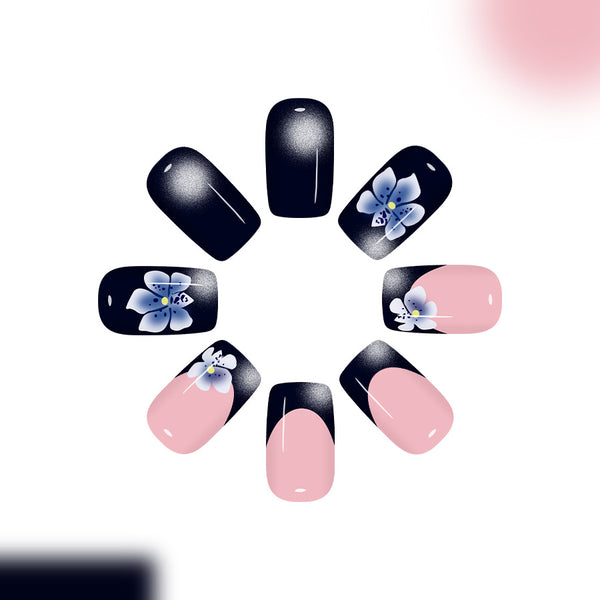 12 Sizes-24 Pcs Press On Nails C1180