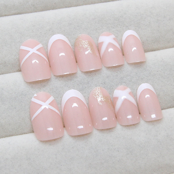 12 Sizes-24 Pcs Press On Nails R185