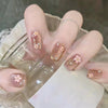 12 Sizes-24 Pcs Press On Nails Z846