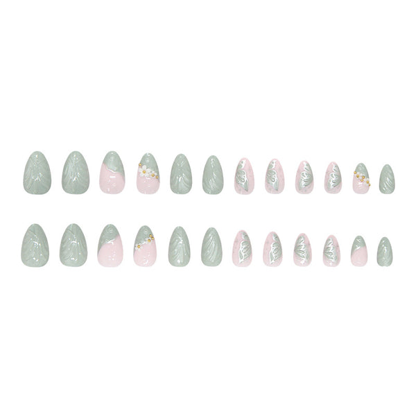 12 Sizes-24 PcsPress On Nails Z1167