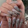 12 Sizes-24 Pcs Press On Nails JP4124