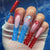 12 Sizes-24 Pcs Press On Nails G011