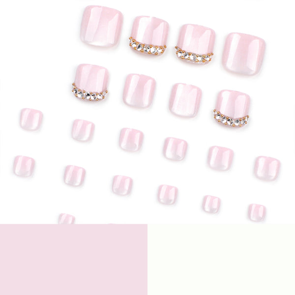 12 Sizes-24 Pcs Press On Nails JP3216
