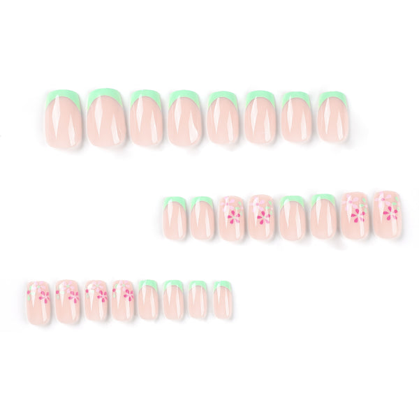 12 Sizes-24 Pcs Press On Nails JP2533
