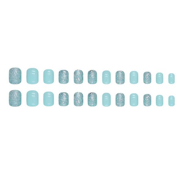 12 Sizes-24 Pcs Press On Nails W1393