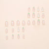12 Sizes-24 Pcs Press On Nails W1949