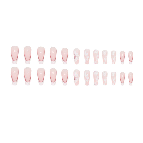 12 Sizes-24 Pcs Press On Nails Z680