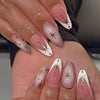 12 Sizes-24 Pcs Press On Nails C1426