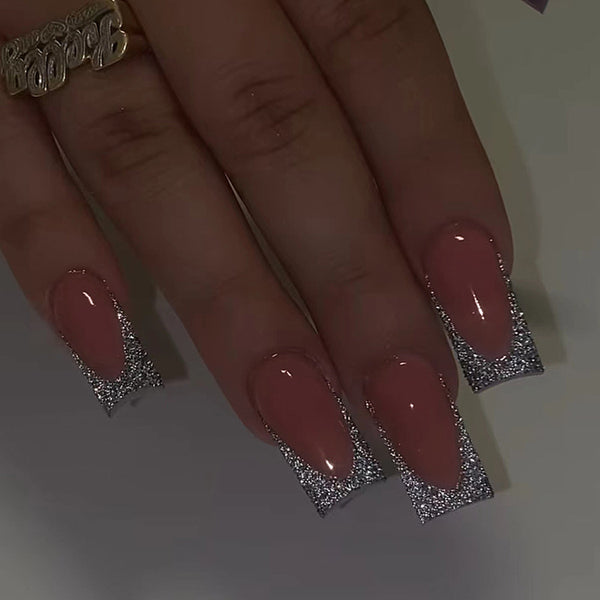 12 Sizes-24 Pcs Press On Nails W1369