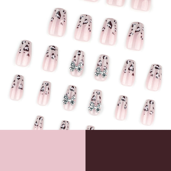 12 Sizes-24 Pcs Press On Nails JP4051