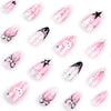 12 Sizes-24 Pcs Press On Nails JP3751