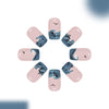 12 Sizes-24 Pcs Press On Nails C1603