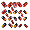 12 Sizes-24 Pcs Press On Nails Y1671