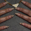 12 Sizes-24 Pcs Press On Nails SP174