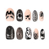 12 Sizes-24 Pcs Press On Nails JP4520