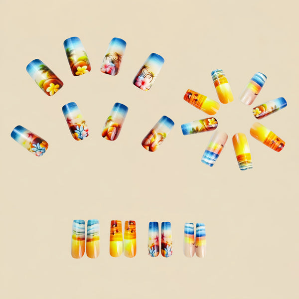 12 Sizes-24 Pcs Press On Nails Y809