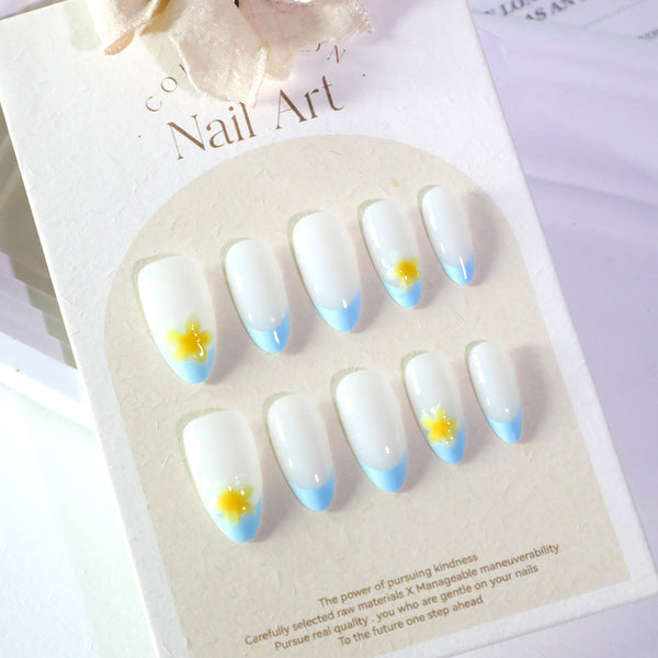 12 Sizes-24 Pcs Press On Nails JL0667