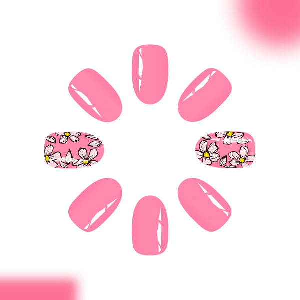 12 Sizes-24 Pcs Press On Nails C1156