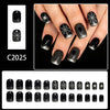 12 Sizes-24 Pcs Press On Nails C2025