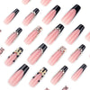 12 Sizes-24 Pcs Press On Nails JP4300