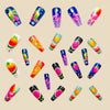 12 Sizes-24 Pcs Press On Nails Y574
