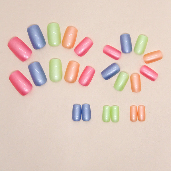 12 Sizes-24 Pcs Press On Nails W1391