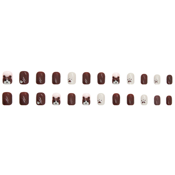 12 Sizes-24 Pcs Press On Nails R634