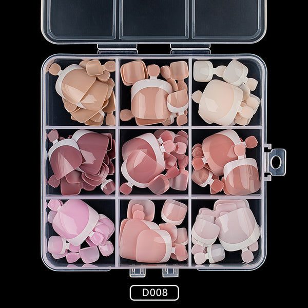 108 Pcs Press On Nails D001