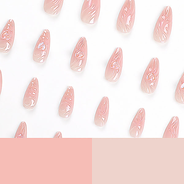 12 Sizes-24 Pcs Press On Nails JP2784