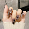 12 Sizes-24 Pcs Press On Nails Z429