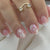 12 Sizes-24 Pcs Press On Nails C1650