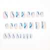 12 Sizes-24 Pcs Press On Nails JP1803