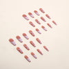 12 Sizes-24 Pcs Press On Nails W308