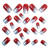 12 Sizes-24 Pcs Press On Nails Y1623