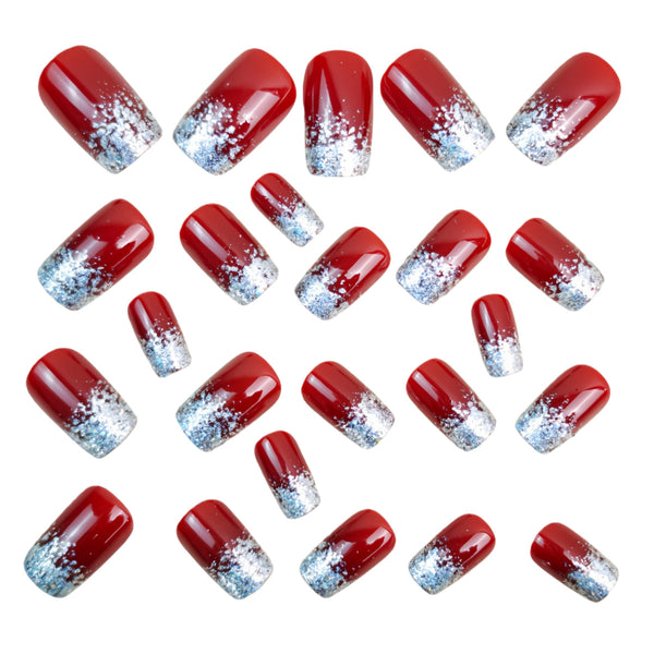 12 Sizes-24 Pcs Press On Nails Y1623