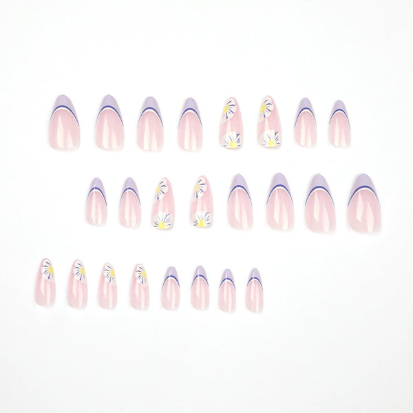 12 Sizes-24 Pcs Press On Nails JP1483