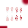 12 Sizes-24 Pcs Press On Nails C1347