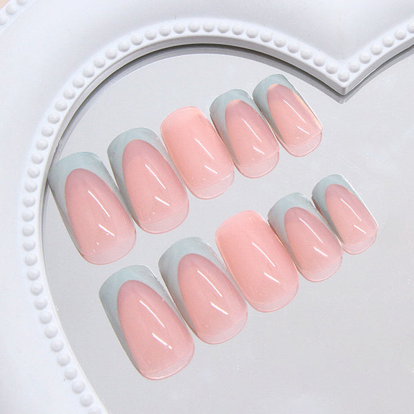 12 Sizes-24 Pcs Press On Nails W1964