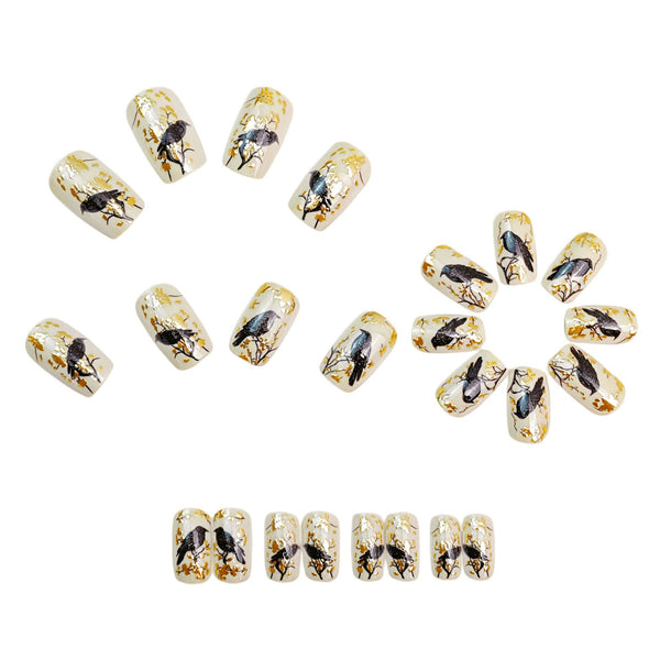12 Sizes-24 Pcs Press On Nails Y1864