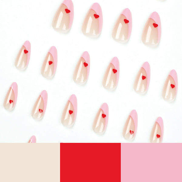 12 Sizes-24 Pcs Press On Nails JP1786
