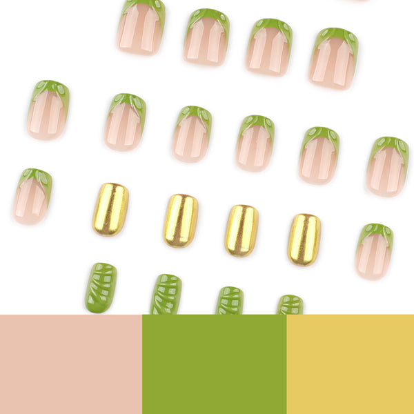 12 Sizes-24 Pcs Press On Nails JP3992