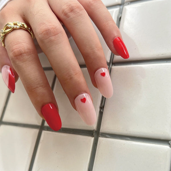 12 Sizes-24 Pcs Press On Nails JP1879