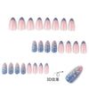 12 Sizes-24 Pcs Press On Nails JP3903