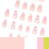 12 Sizes-24 Pcs Press On Nails JP4359