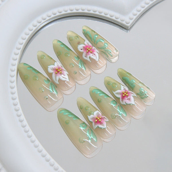 30 Pcs Press On Nails Z1393