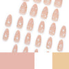 12 Sizes-24 Pcs Press On Nails JP3441