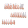 12 Sizes-24 Pcs Press On Nails JP3130